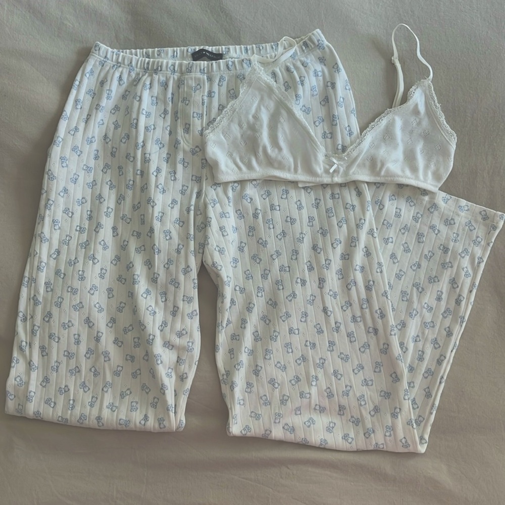 Brandy Melville pants and bralette